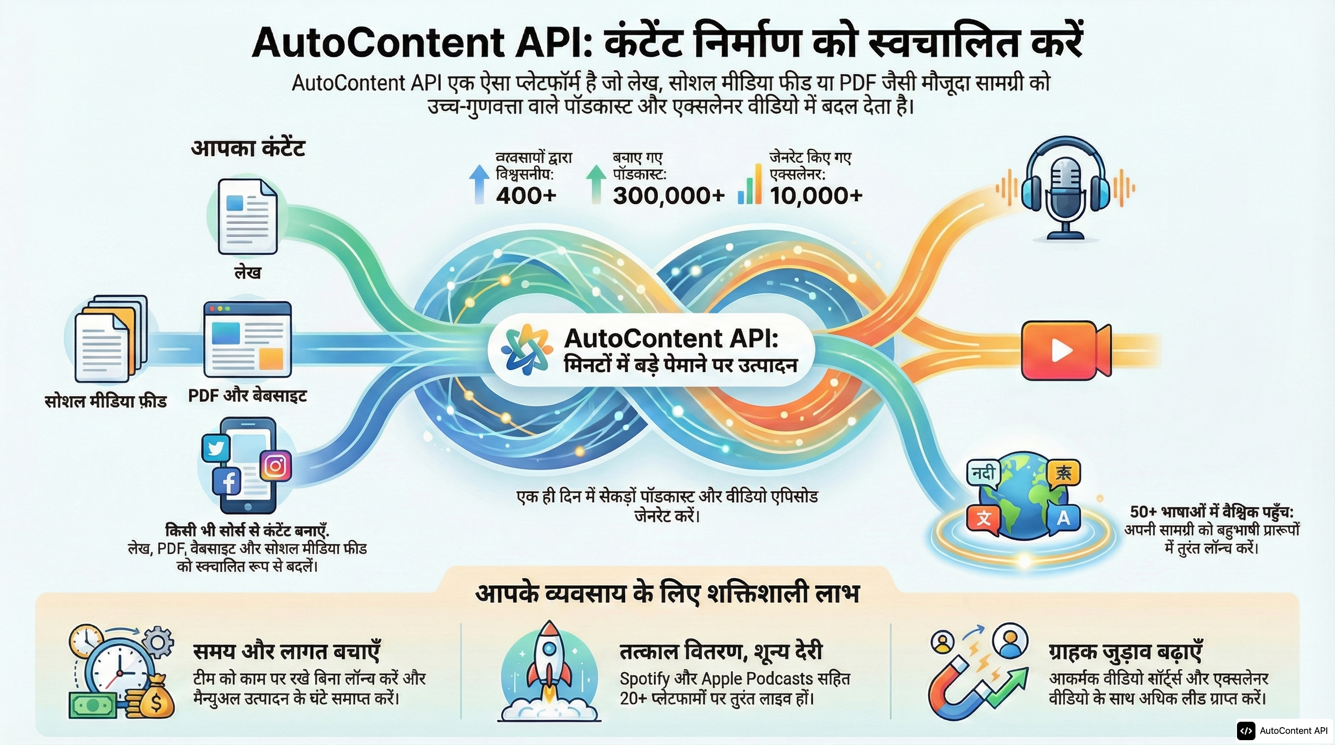 Example infographic in Hindi (हिन्दी)