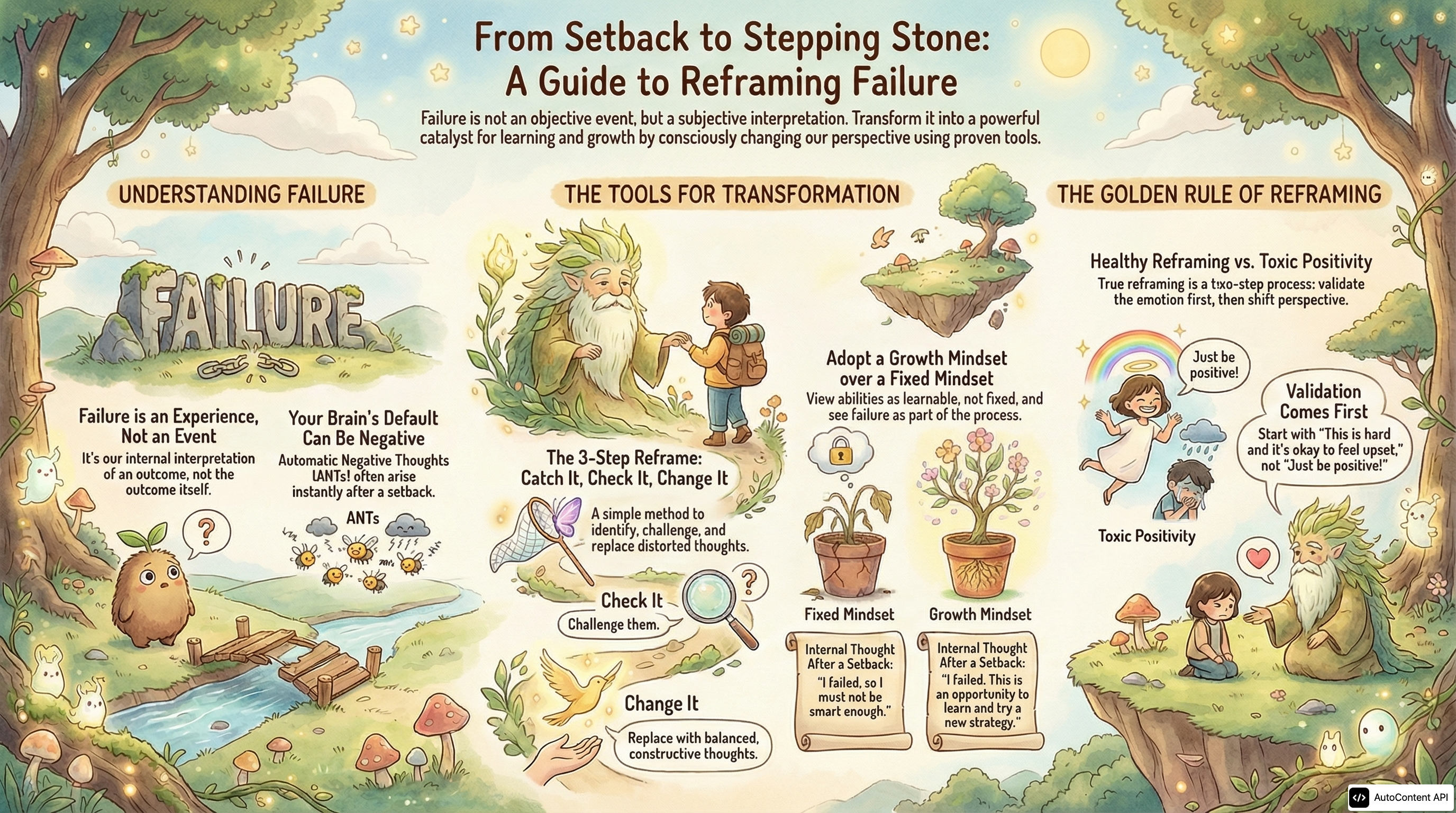 Reframing Failure: A Mental Health Perspective infographic