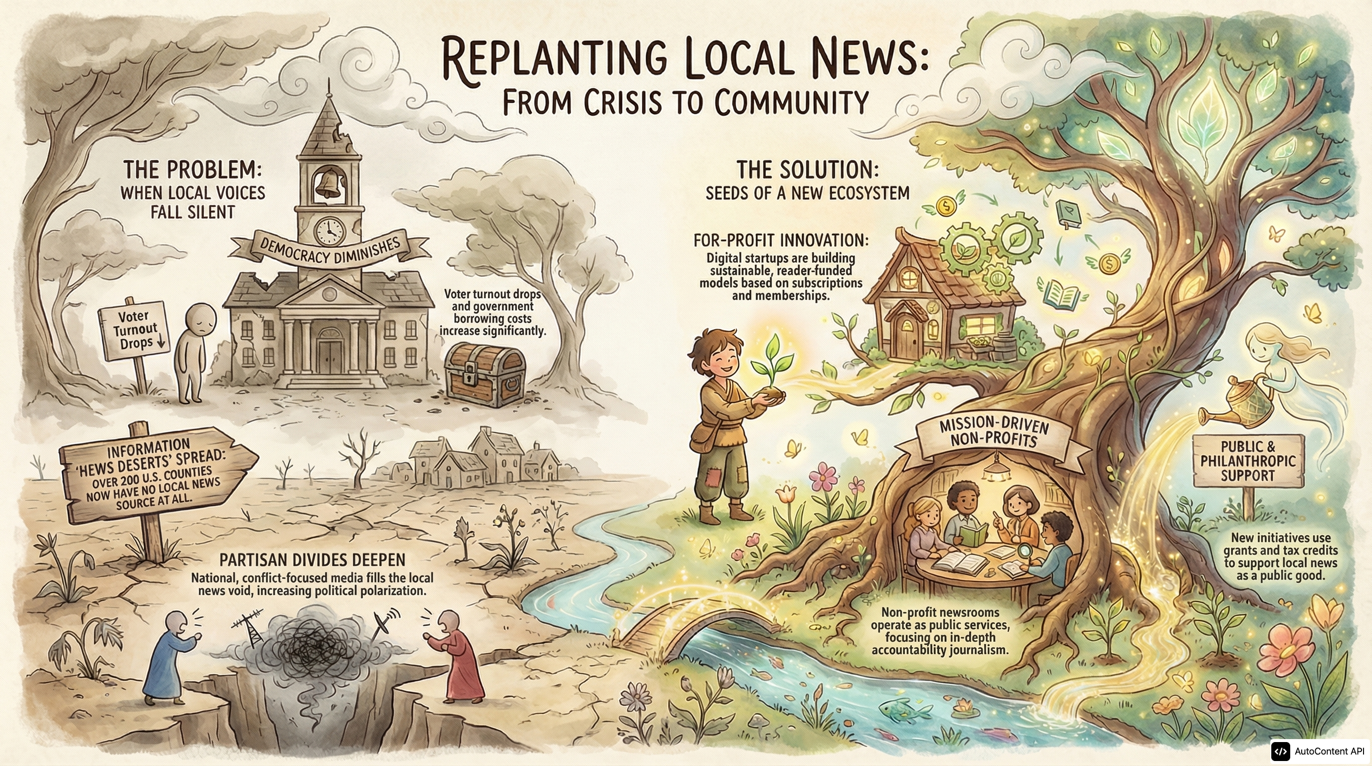 Why Local News is Dying and Why It Matters infographic