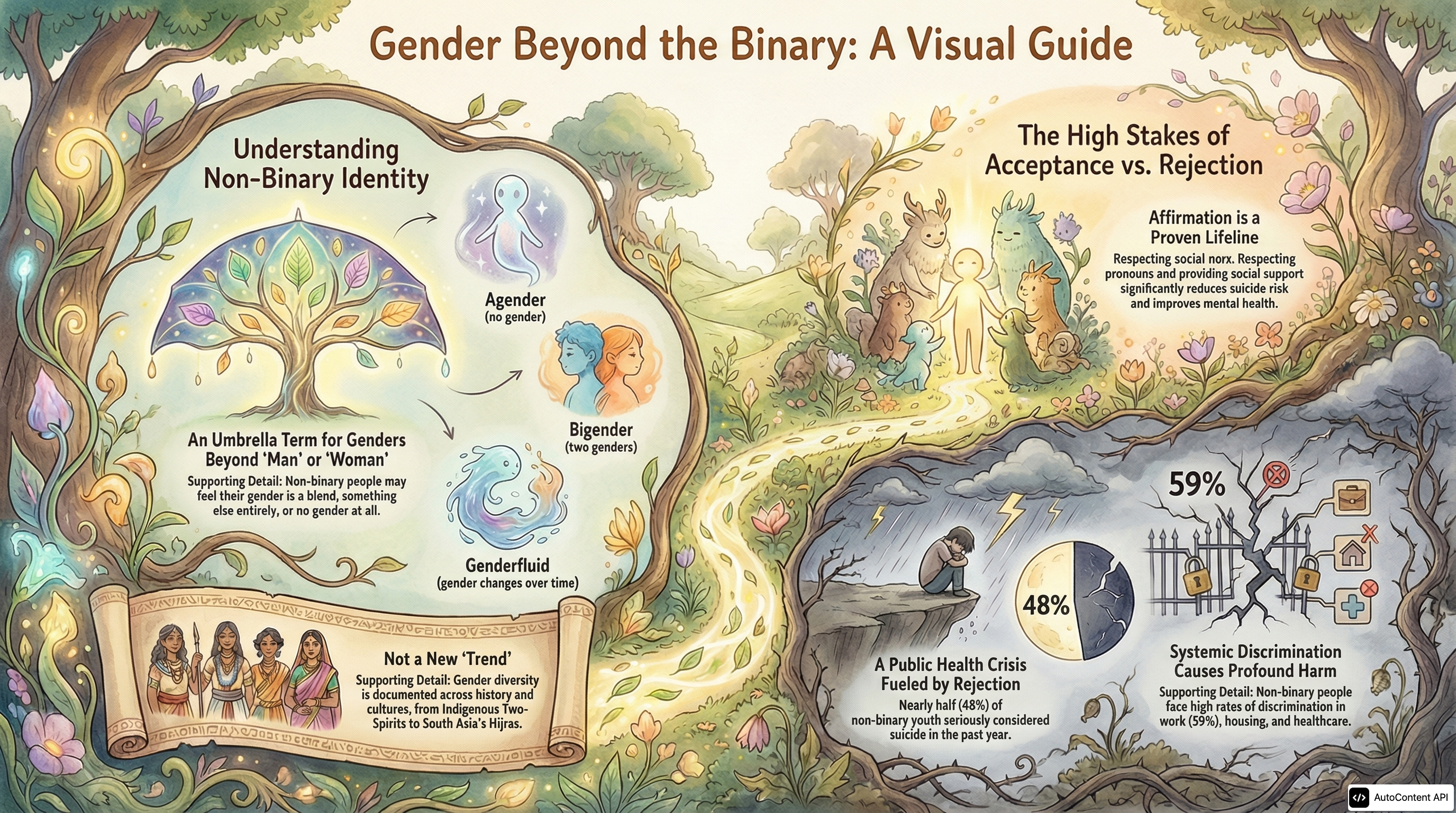 Gender Beyond the Binary: What it Means Today infographic
