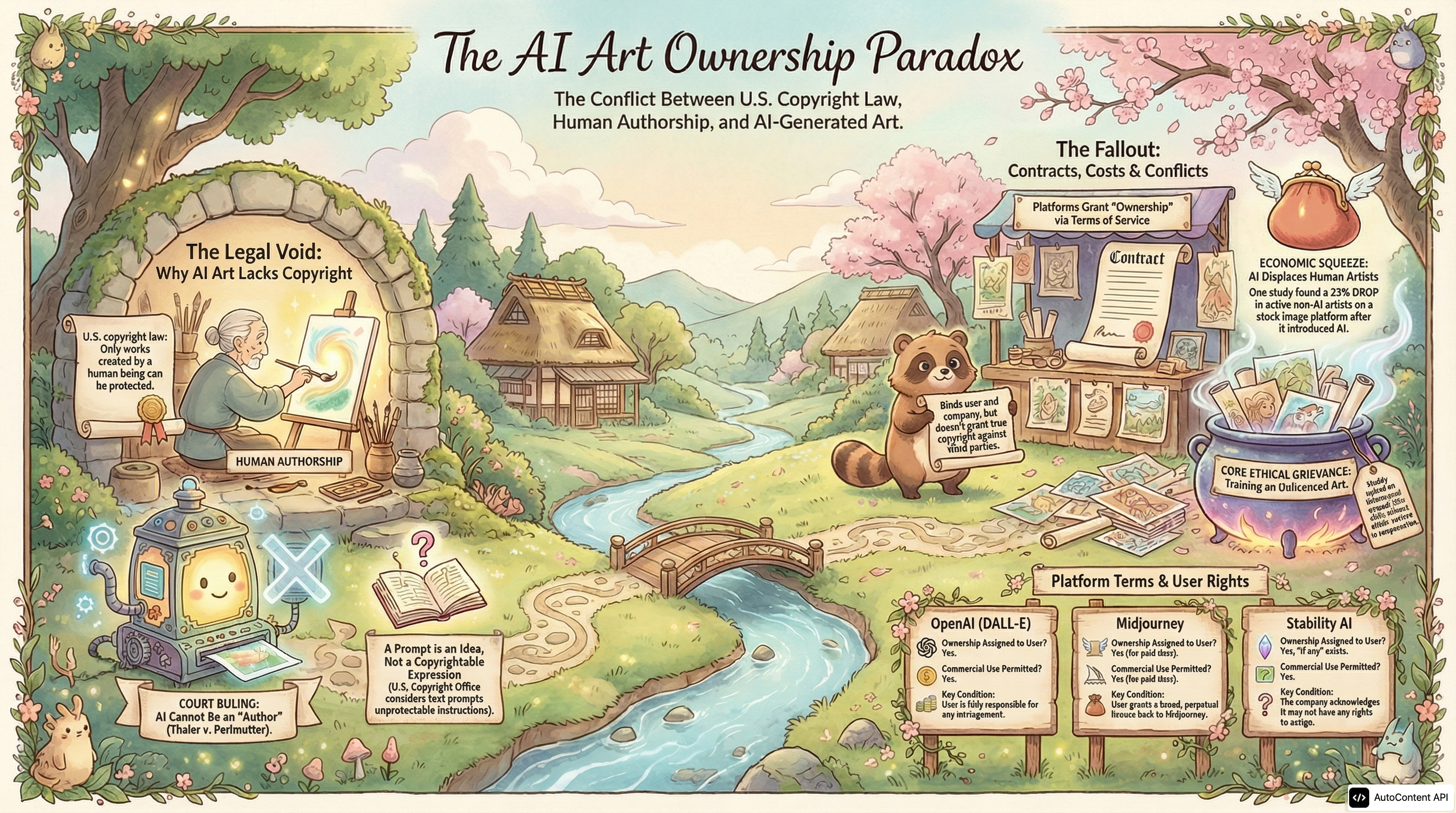 AI Art: Who Owns It and Should We Care? infographic