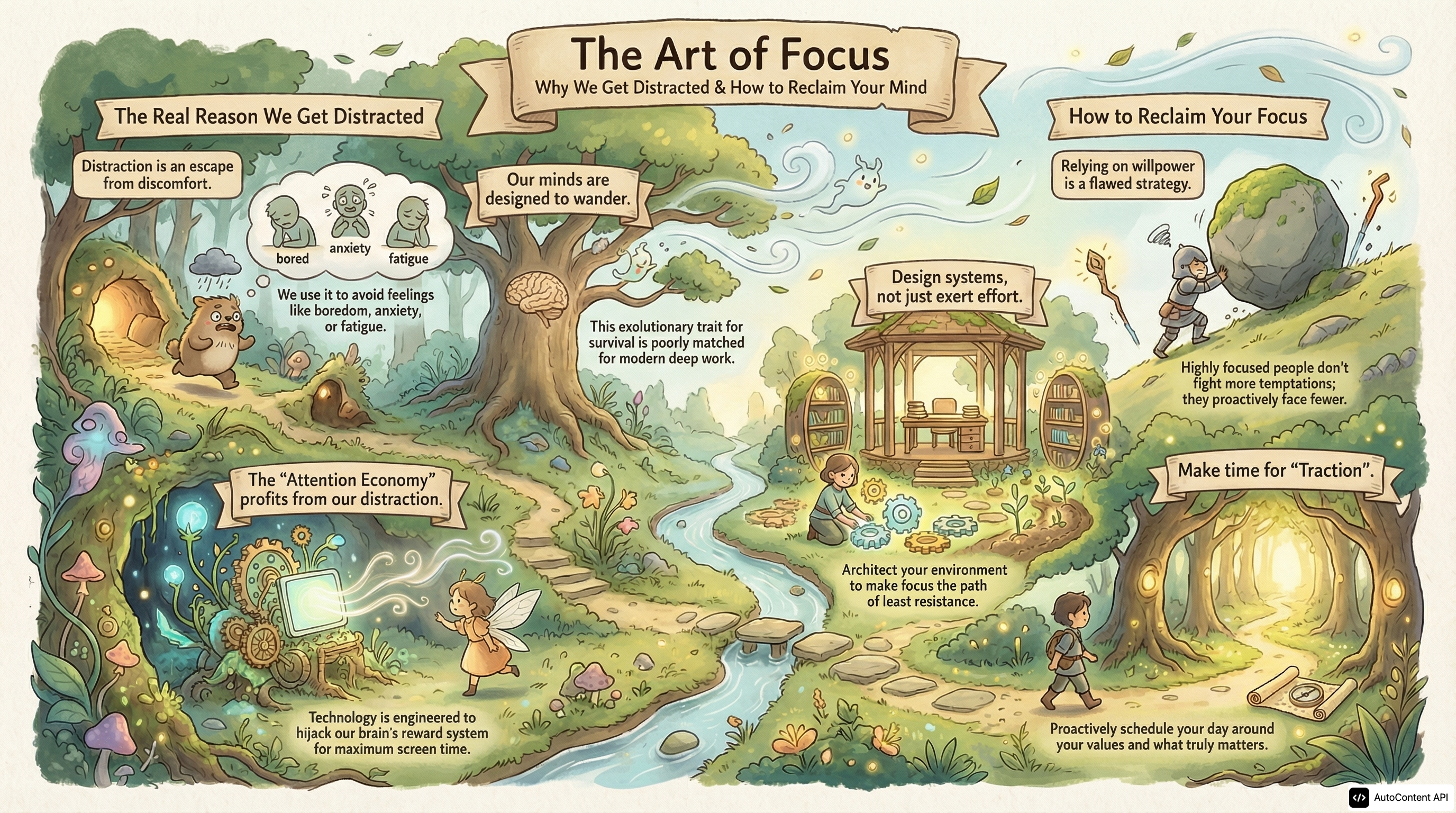 The Real Reason You’re Distracted — And How to Fix It infographic