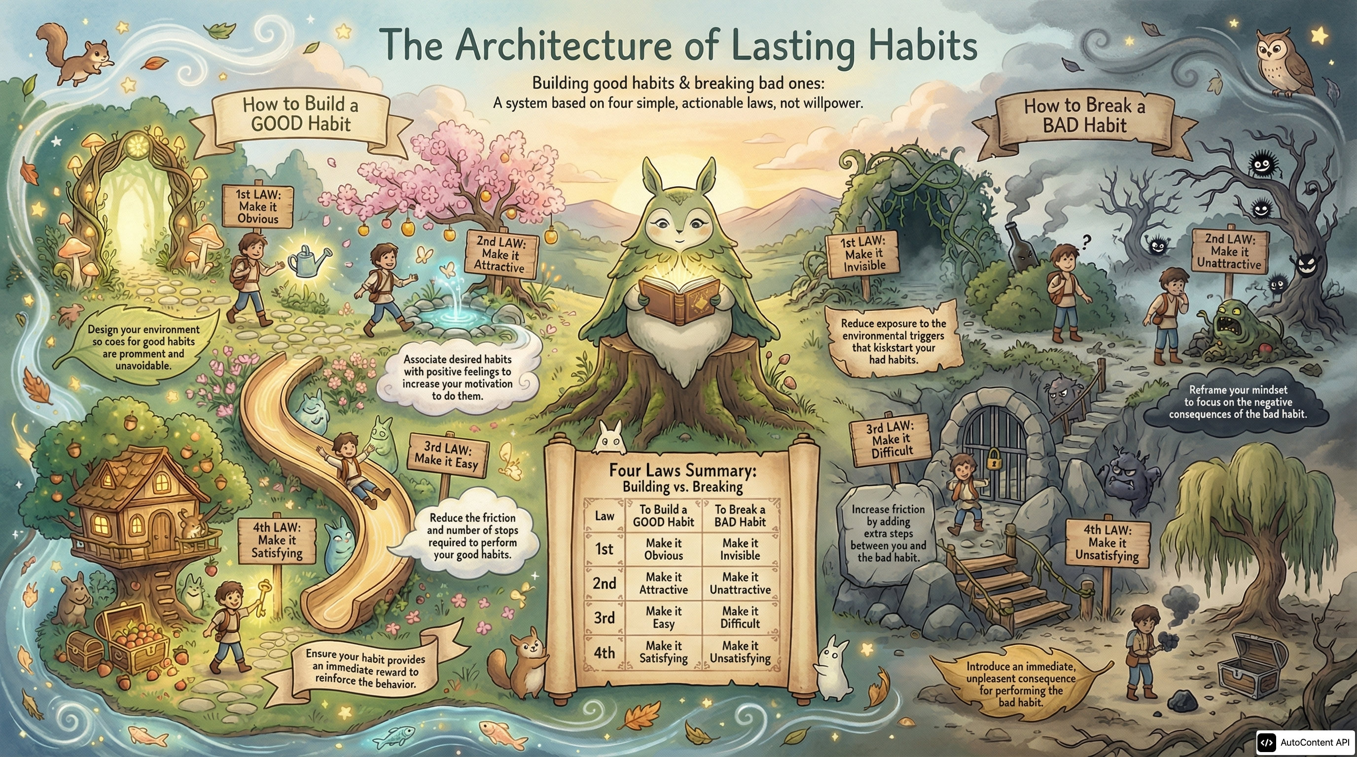 How to Build a Habit That Actually Sticks infographic