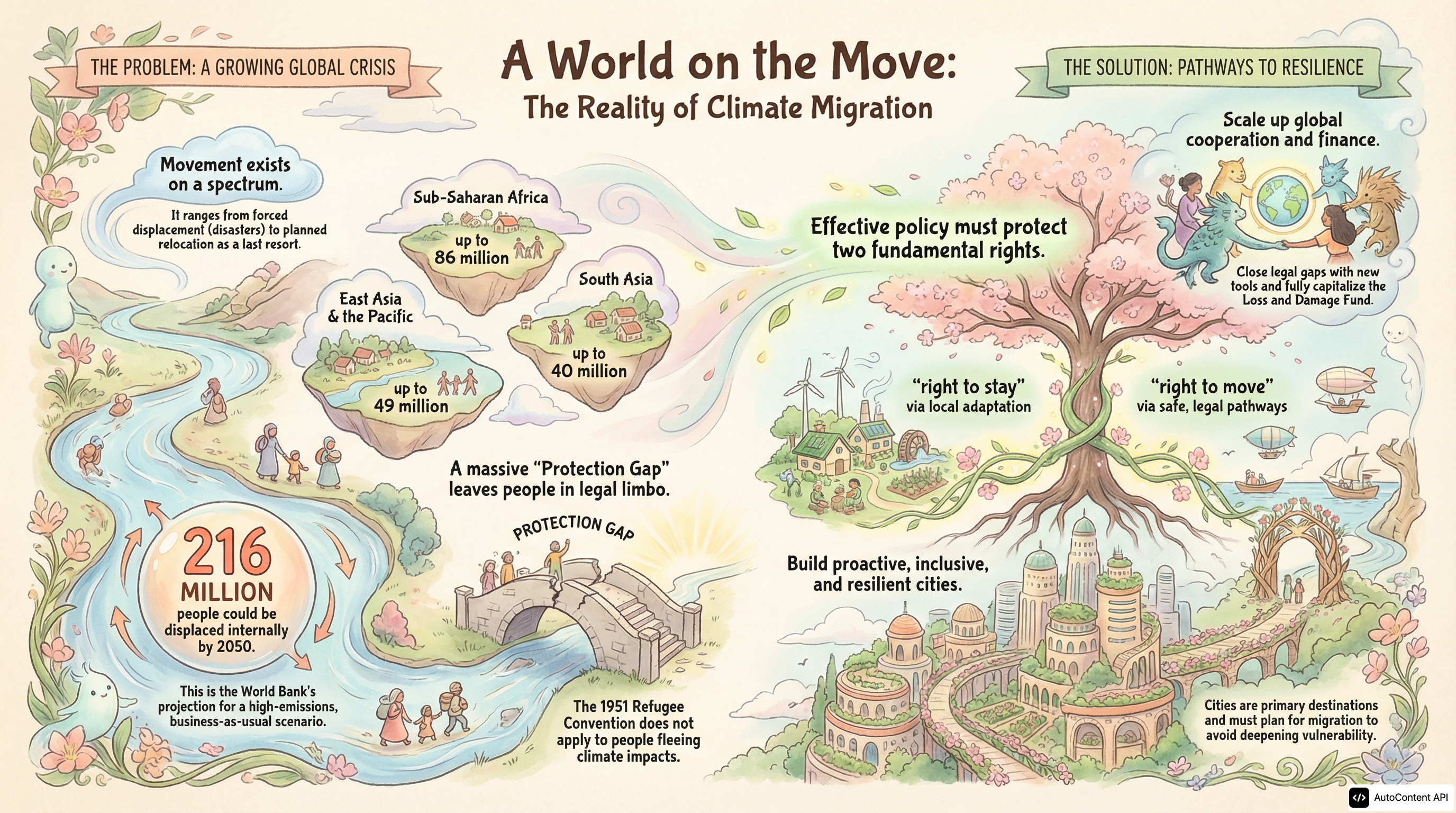 Climate Migration: A New Era of Global Movement infographic