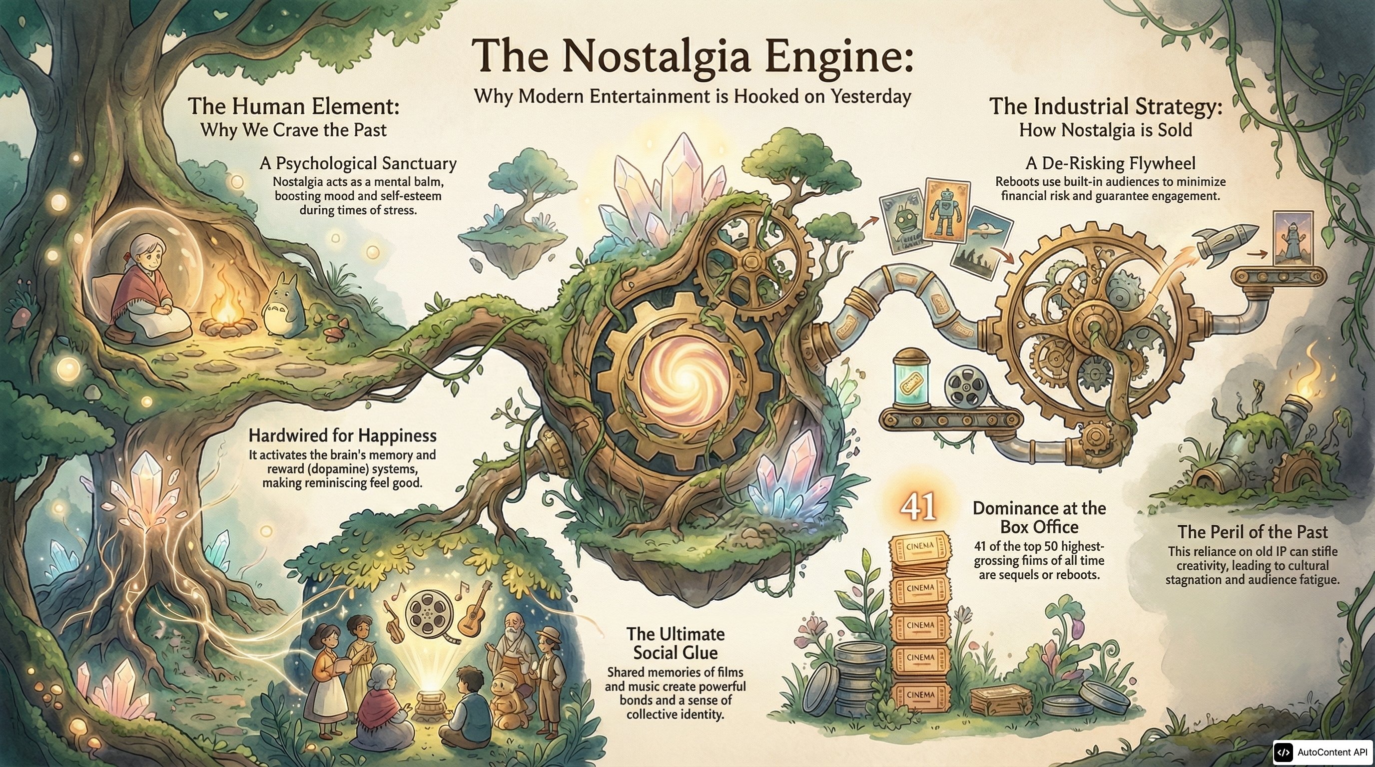 Why Nostalgia is the Most Powerful Force in Entertainment infographic
