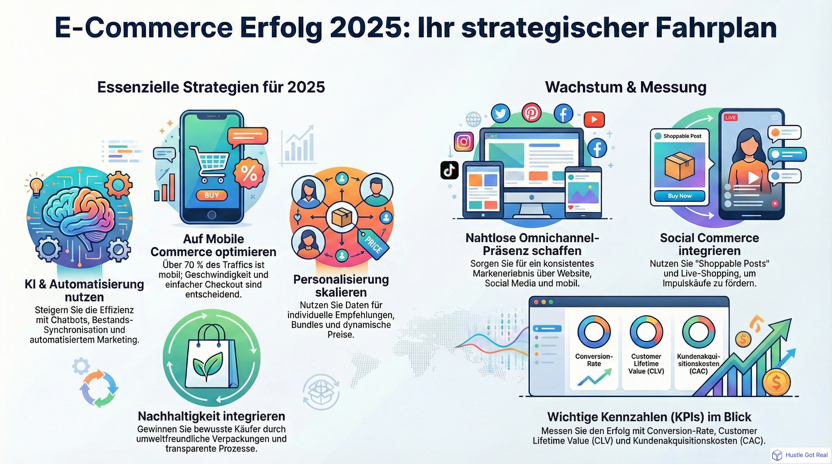 E-Commerce-Tipps fuer Erfolg 2025 infographic