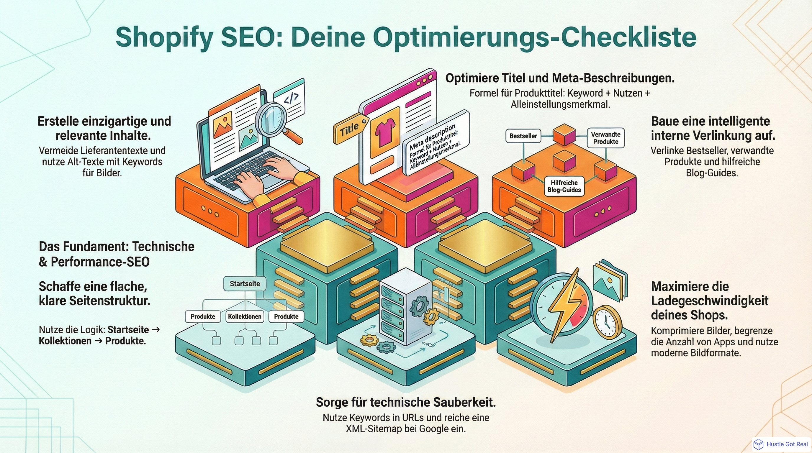 So optimierst du deinen Shopify-Store fuer Google (SEO) infographic