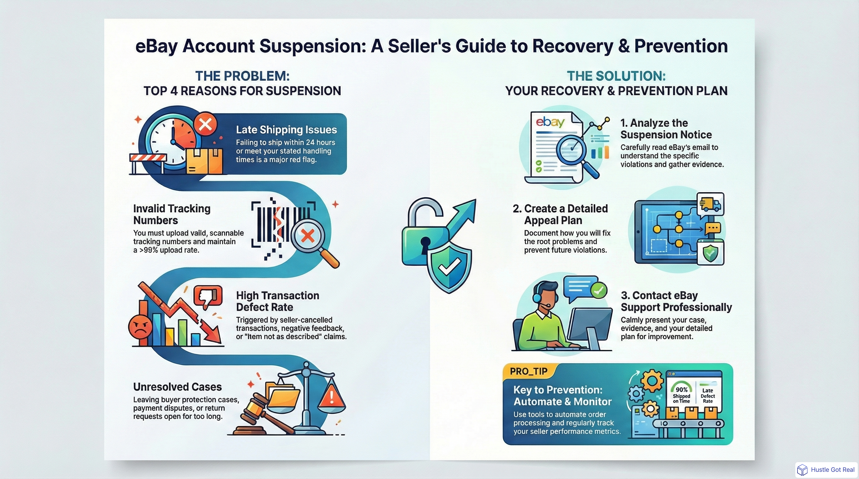 eBay Hesabı Askıya Alındı mı? Tam Kurtarma Kılavuzu 2025 infographic