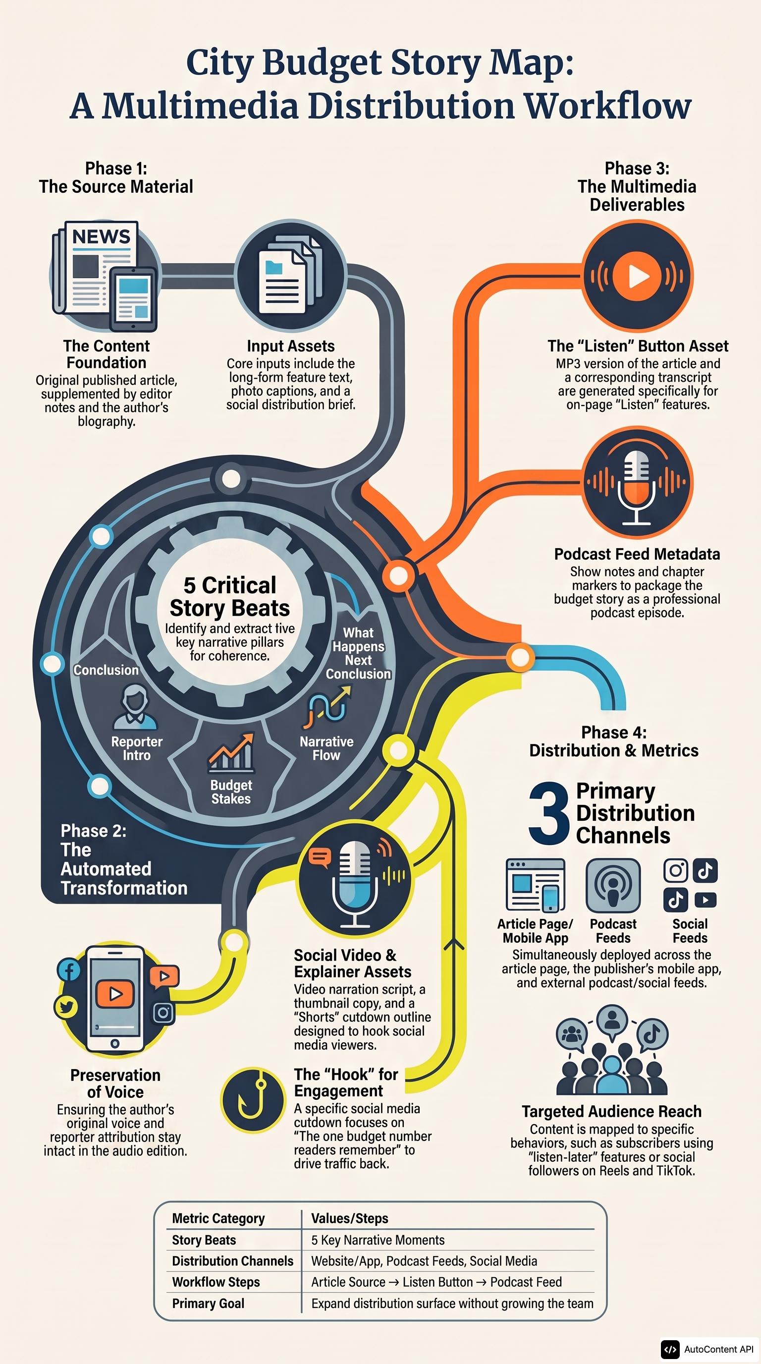 Media & publishing generated infographic